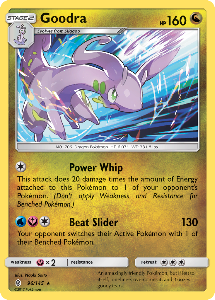 Goodra – Guardians Rising 96/145 Pokémon card