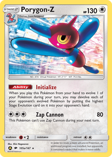 Porygon-Z - Burning Shadows 105a