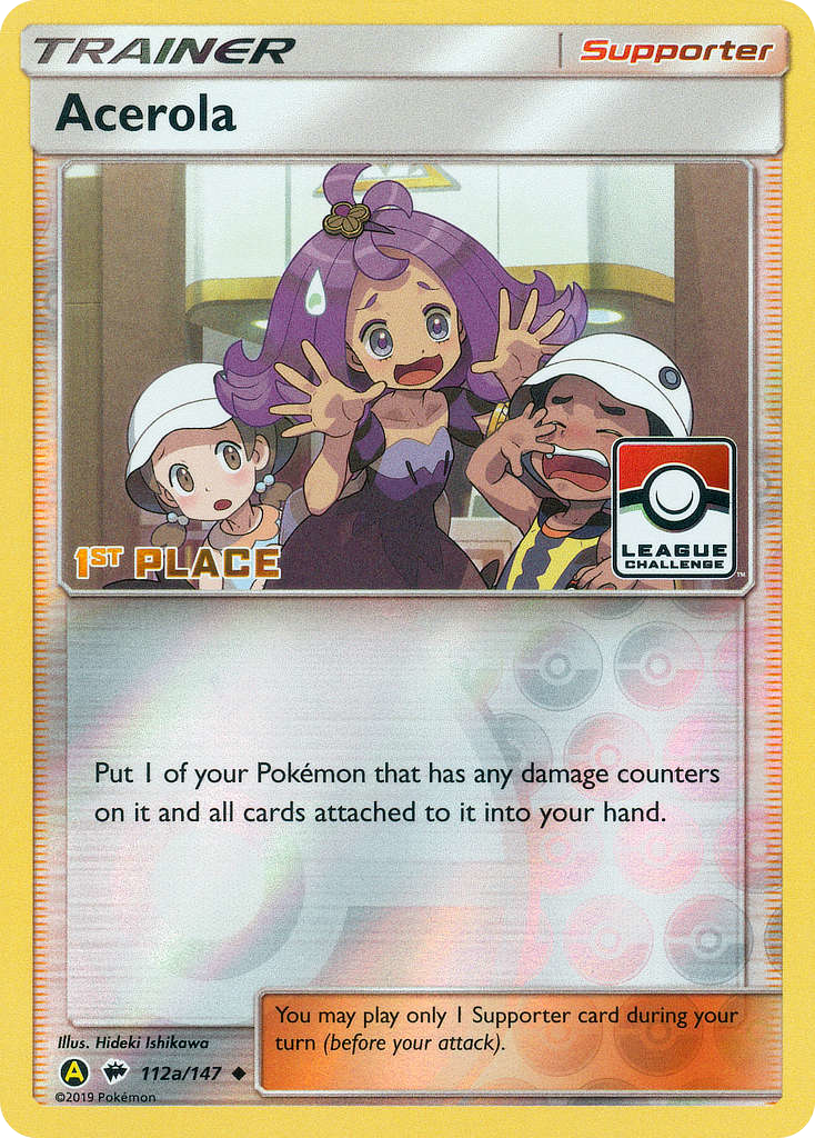 Acerola – Burning Shadows 112a/147 Pokémon card