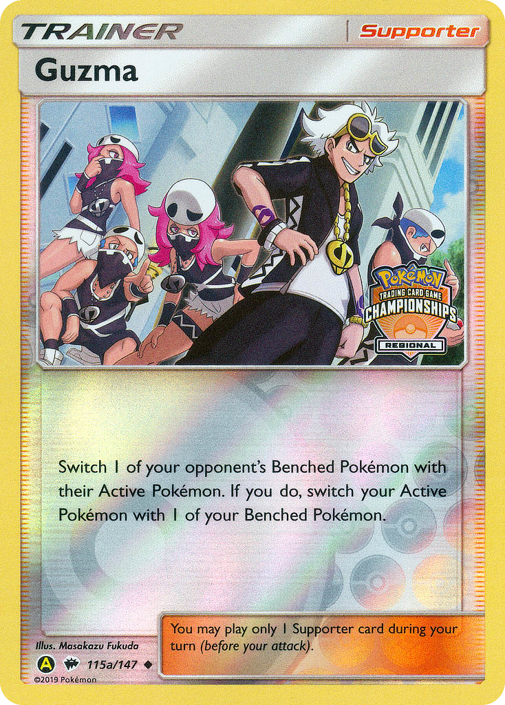 Guzma – Burning Shadows 115a/147 Pokémon card