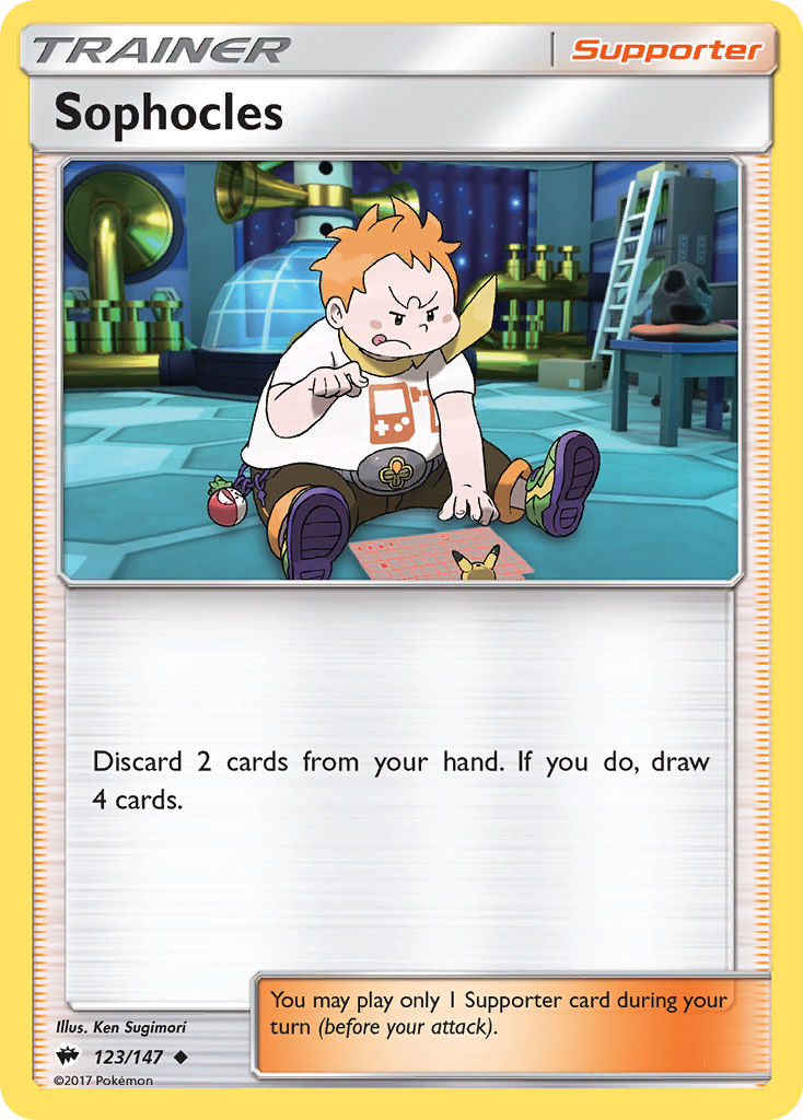 Sophocles – Burning Shadows 123/147 Pokémon card