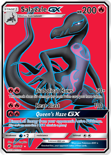 Salazzle-GX - Burning Shadows 132