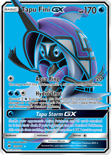 Tapu Fini-GX - Burning Shadows 133