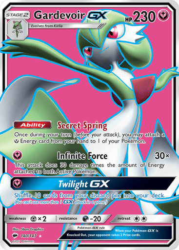 Gardevoir-GX - Burning Shadows 140
