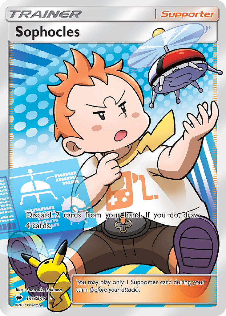 Sophocles – Burning Shadows 146/147 Pokémon card