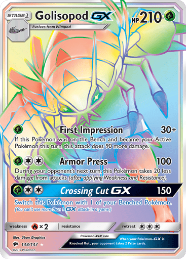 Golisopod-GX - Burning Shadows 148