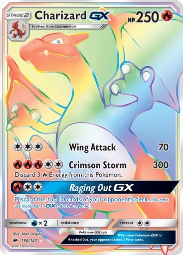 Charizard-GX - Burning Shadows 150
