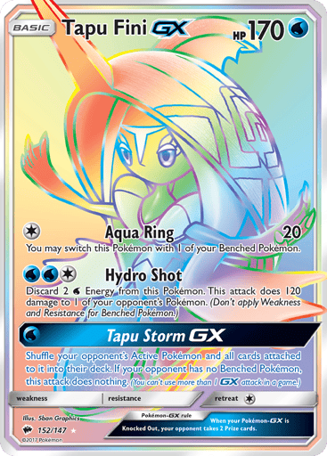 Tapu Fini-GX - Burning Shadows 152