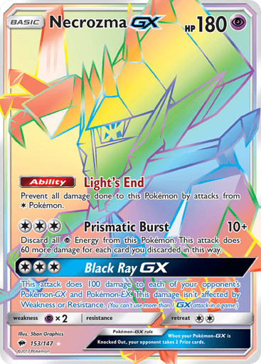 Necrozma-GX - Burning Shadows 153