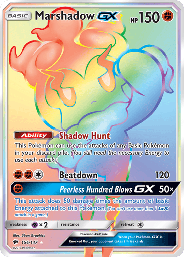 Marshadow-GX - Burning Shadows 156