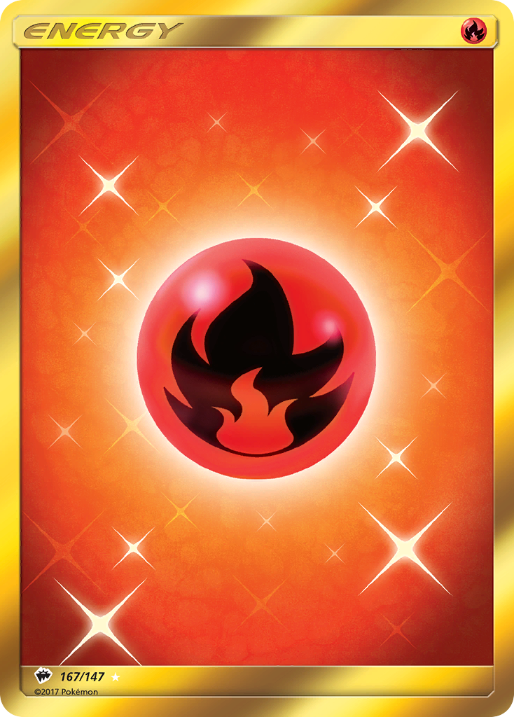 Fire Energy – Burning Shadows 167/147 Pokémon card