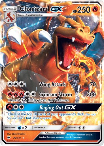 Charizard-GX - Burning Shadows 20