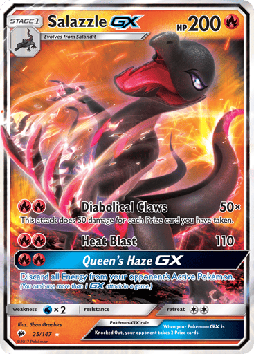 Salazzle-GX - Burning Shadows 25