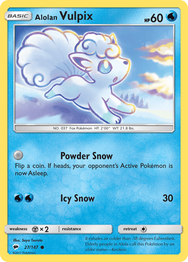Alolan Vulpix - Burning Shadows 27