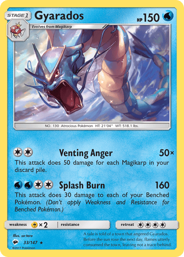 Gyarados - Burning Shadows 33