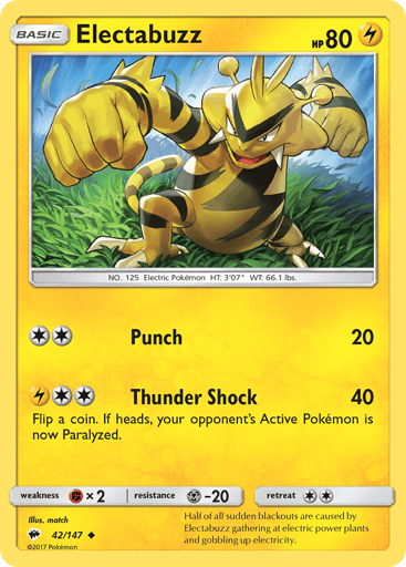 Electabuzz - Burning Shadows 42