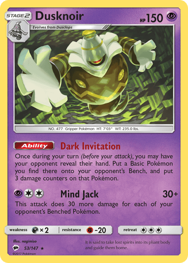 Dusknoir - Burning Shadows 53