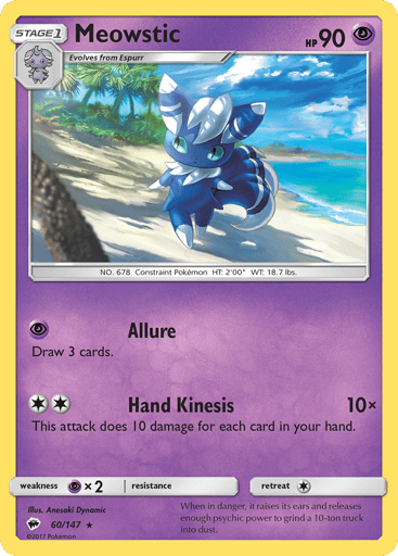 Meowstic - Burning Shadows 60