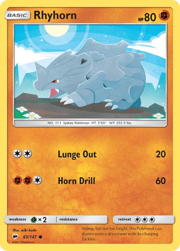 Rhyhorn - Burning Shadows 65
