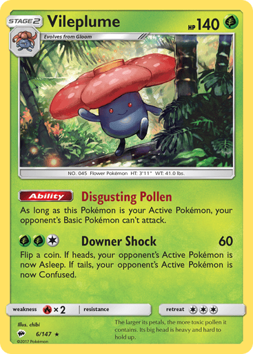Vileplume - Burning Shadows 6