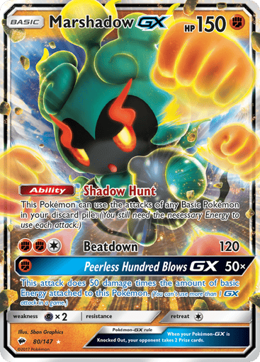 Marshadow-GX - Burning Shadows 80