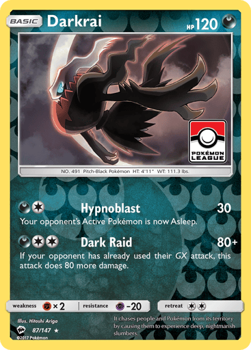 Darkrai - Burning Shadows 87