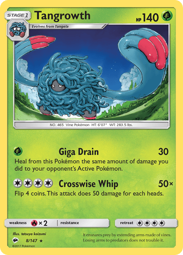 Tangrowth - Burning Shadows 8