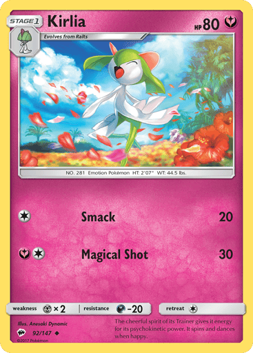 Kirlia - Burning Shadows 92