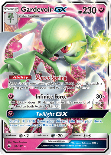 Gardevoir-GX - Burning Shadows 93