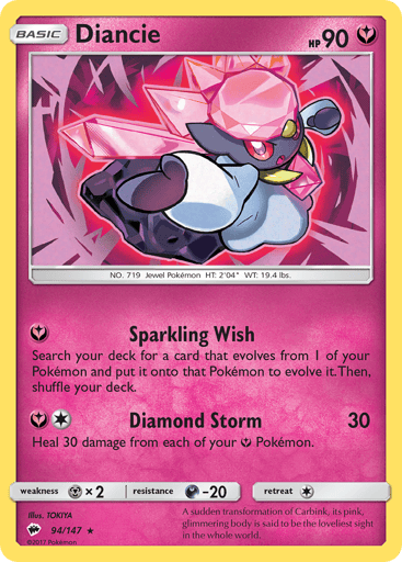 Diancie - Burning Shadows 94