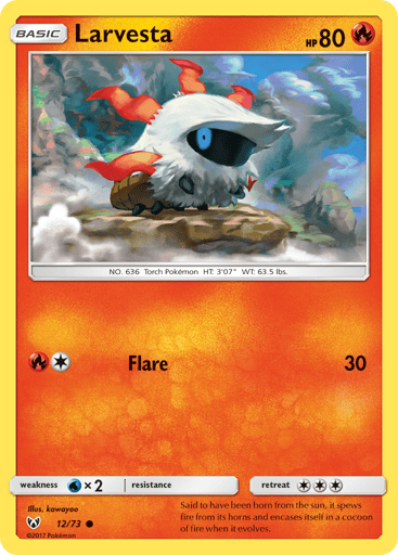 Larvesta - Shining Legends 12