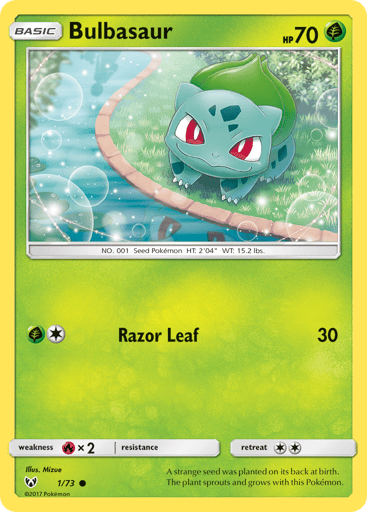 Bulbasaur - Shining Legends 1