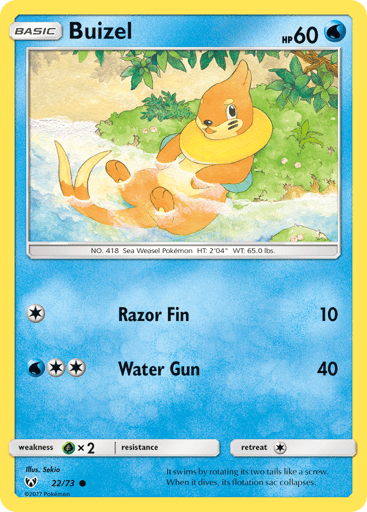 Buizel - Shining Legends 22