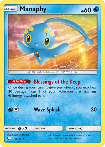 Manaphy - Shining Legends 25