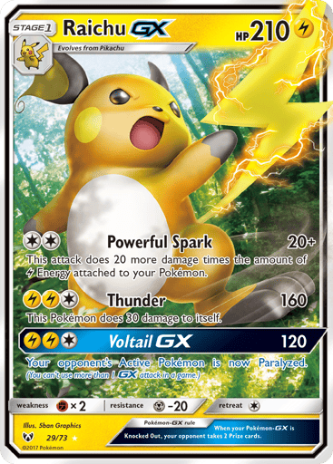 Raichu-GX - Shining Legends 29
