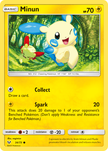 Minun - Shining Legends 34