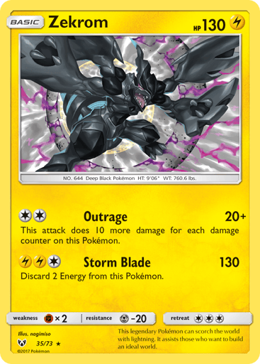 Zekrom - Shining Legends 35