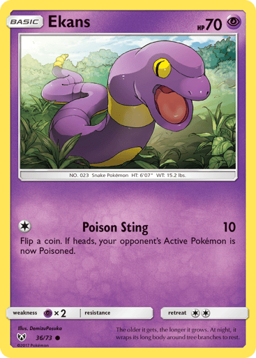 Ekans - Shining Legends 36