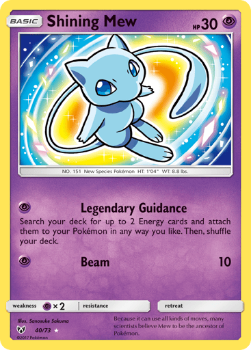 Shining Mew - Shining Legends 40
