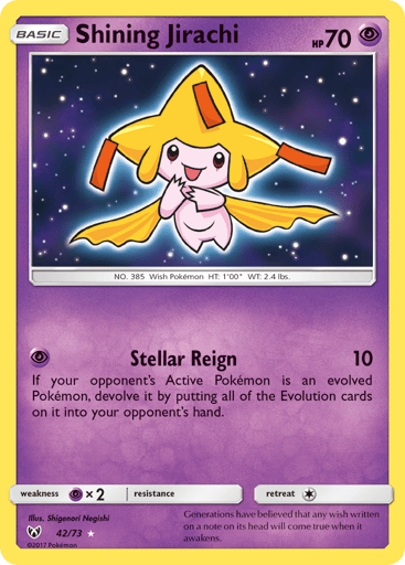 Shining Jirachi - Shining Legends 42