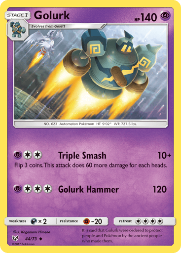 Golurk - Shining Legends 44