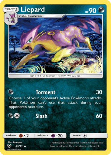 Liepard - Shining Legends 49
