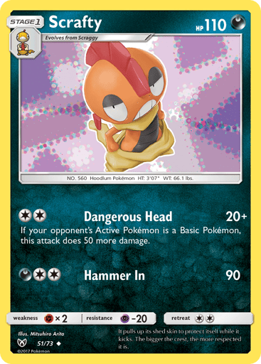 Scrafty - Shining Legends 51