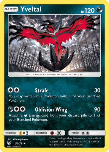 Yveltal - Shining Legends 54