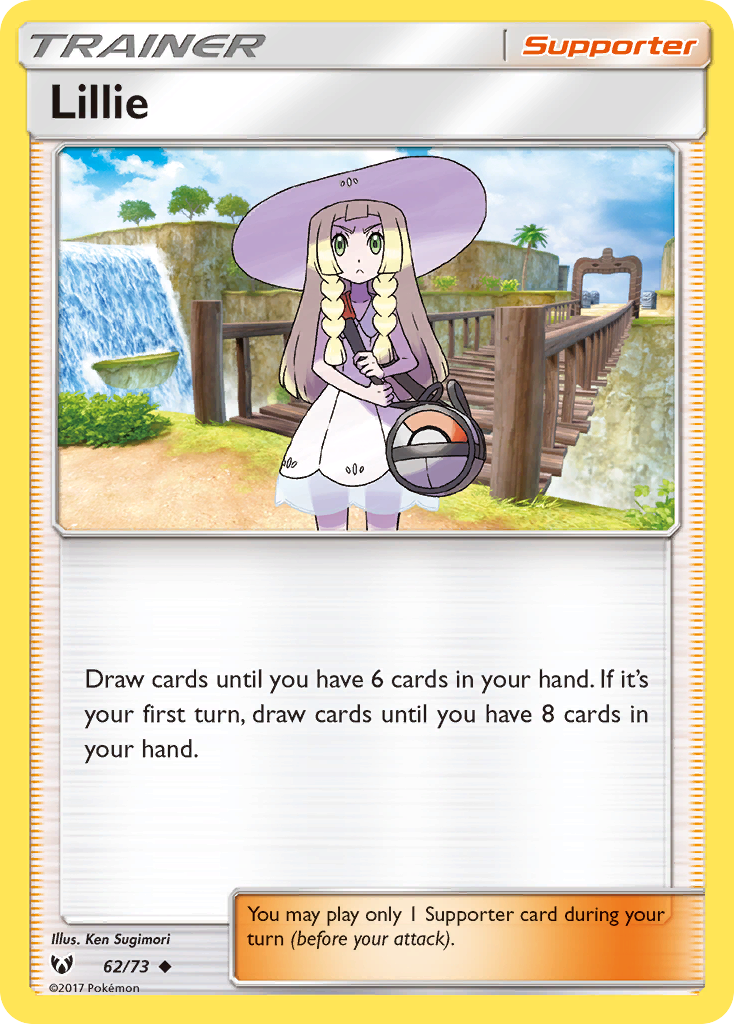 Lillie – Shining Legends 62/73 Pokémon card