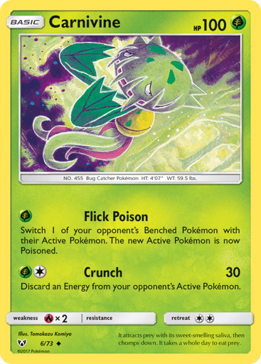 Carnivine - Shining Legends 6