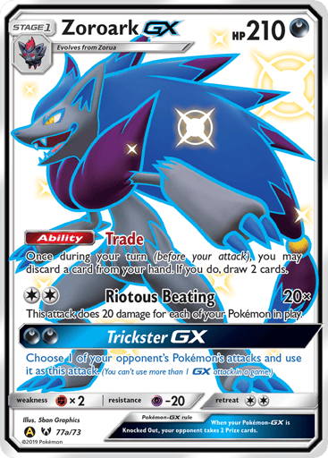 Zoroark-GX - Shining Legends 77a