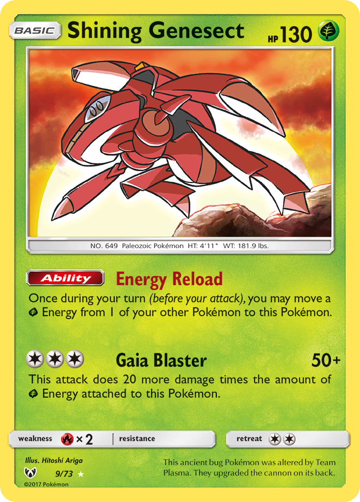 Shining Genesect – Shining Legends 9/73 Pokémon card