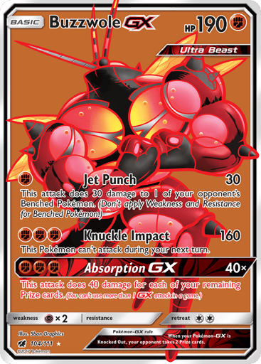 Buzzwole-GX - Crimson Invasion 104