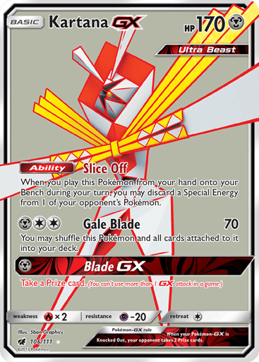 Kartana-GX - Crimson Invasion 106